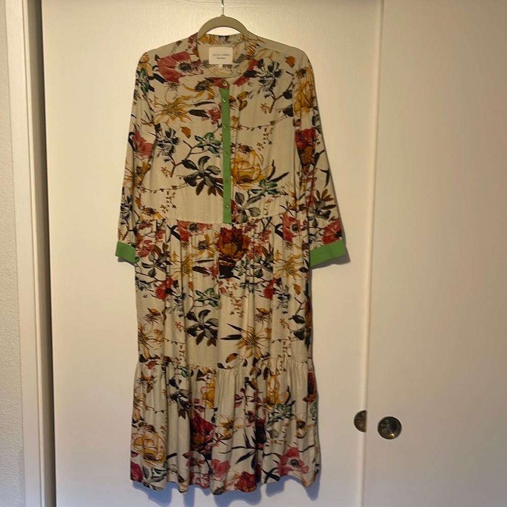 Oversized floral print dress